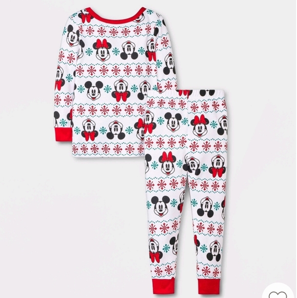 Disney Minnie & Mickey Mouse 4 piece pajamas - Picture 3 of 3